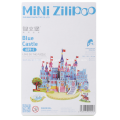 3D Blue Castle Puzzle